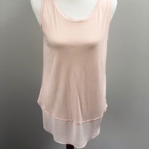 LOFT • NWT tank top in pale pink